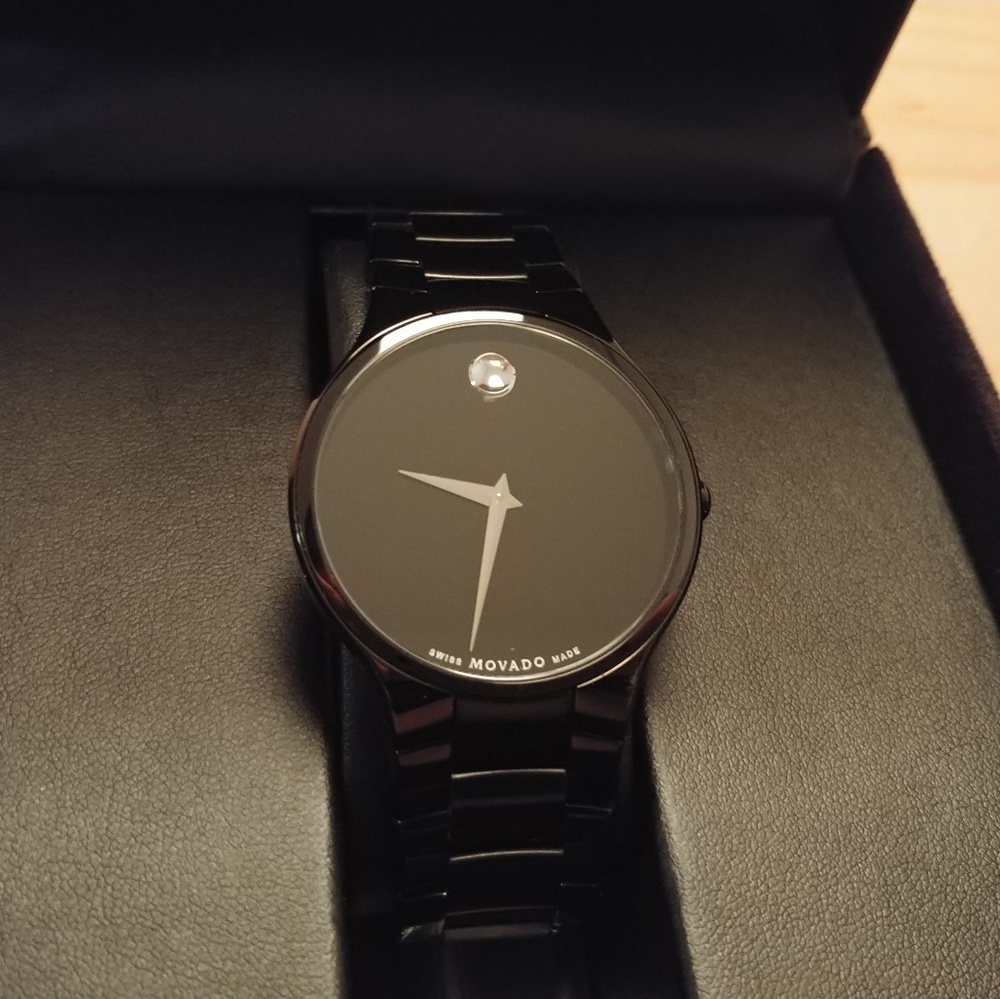 Movado Men's Serio Black PVD